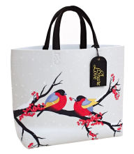 Title: Birds Share Love Felt Tote with Felt Tag (15''X5.625''X14''), Author: Barnes & Noble