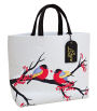 Birds Share Love Felt Tote with Felt Tag (15''X5.625''X14'')