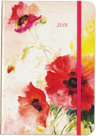 Title: 2018 Weekly Planner 5x7 Poppies Bound Engagement Calendar, Author: Peter Pauper