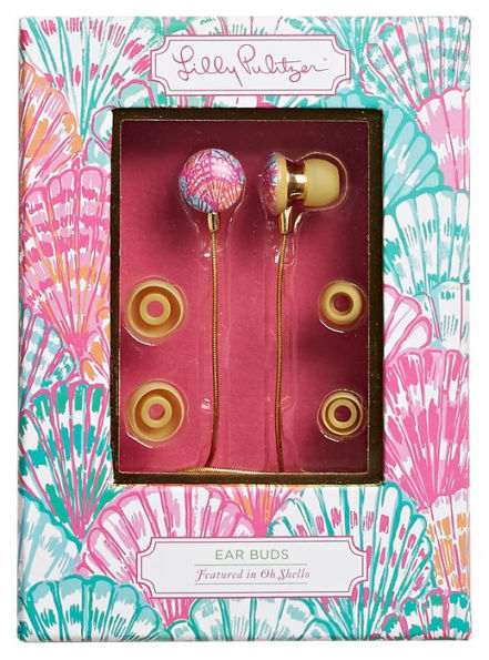 Lilly Pulitzer Earbuds, Oh Shello