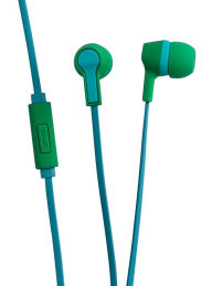 Earbuds, Teal/Green