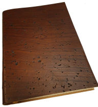 Title: Wood Textured Brown Leather Journal (7x9)