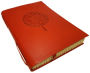 Tree of Love Embossed Red Leather Journal (6x9)