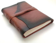 Alternative view 2 of Distressed Dark Brown Leather Journal with Tie (4