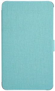 Title: Nook Tablet Canvas Cover with Tab in Light Aqua