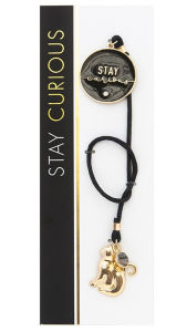 Title: Charm Bookmark Gold Curious