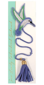 Title: Bookmark Embroidered Hummingbird