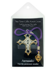 Title: Two Tone Celtic Knot Cross