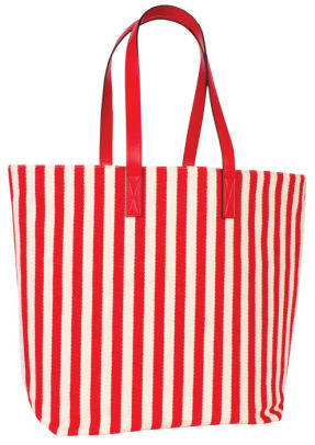 Barnes Noble Exclusive Spring Tote Red Stripe 9780594893318
