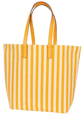 Barnes Noble Exclusive Spring Tote Yellow Stripe