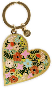 Title: Floral Heart Key Chain