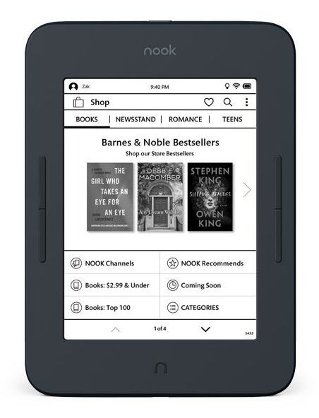 Alternative view 7 of Refurbished NOOK GlowLight 3