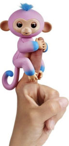 Title: Fingerlings Pink/Blue Baby Monkey - Candi