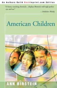 Title: American Children, Author: Ann Birstein