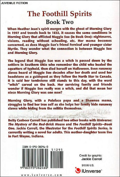 The Foothill Spirits--Book Two: Shawnees & Runaway Slaves