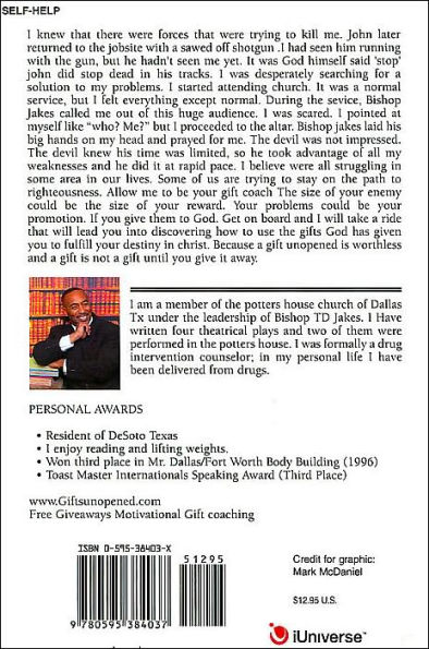 You Are a Gift Unopened: Overcoming Obstacles To Pursue your gifts and talents