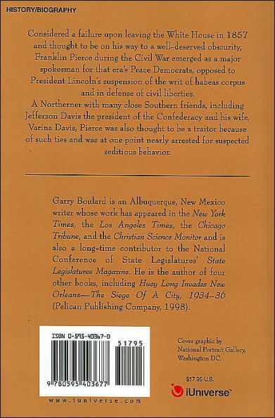 The Expatriation of Franklin Pierce: The Story of a President and The Civil War