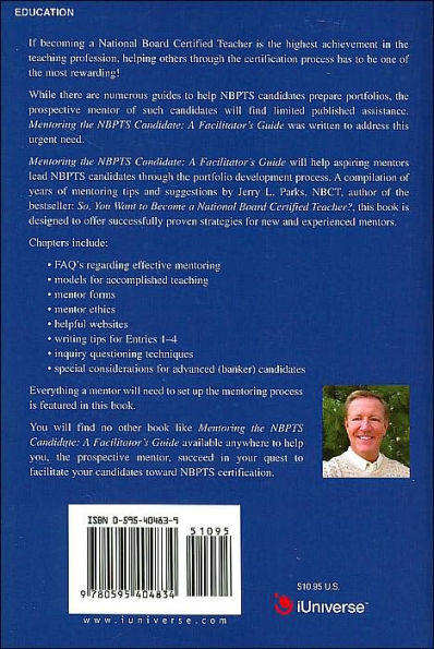 Mentoring the Nbpts Candidate: A Facilitator's Guide: A Mentor's Handbook for Successfully Coaching the Nbpts Candidate Through the Certification Pro