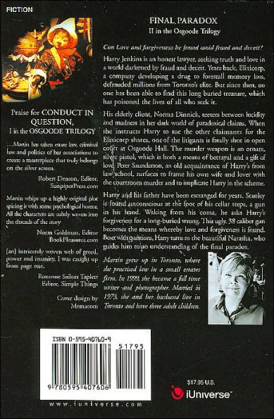 Final Paradox: the Second Osgoode Trilogy