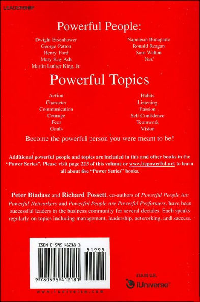 Powerful People Are Powerful Leaders: Your Daily Guide to Becoming a Powerful Leader