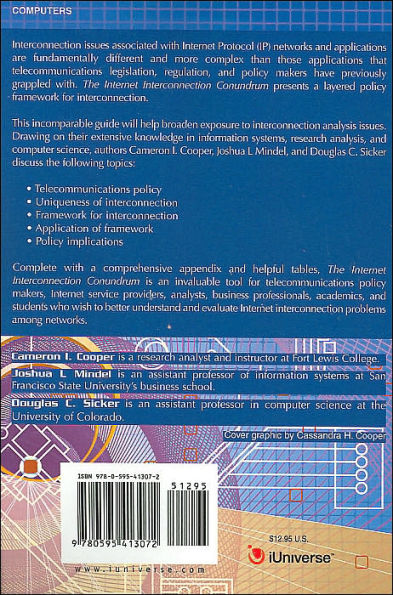 The Internet Interconnection Conundrum: A Technology Policy Analysis of Service Provider Interconnection Issues