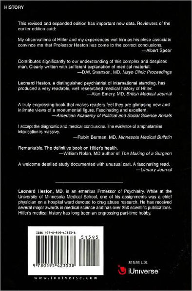 The Medical Casebook of Adolf Hitler: His Illnesses, Doctors and 