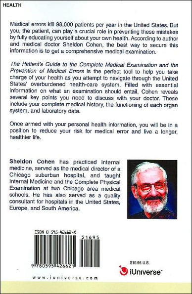 the Patient's Guide to Complete Medical Examination and Prevention of Errors