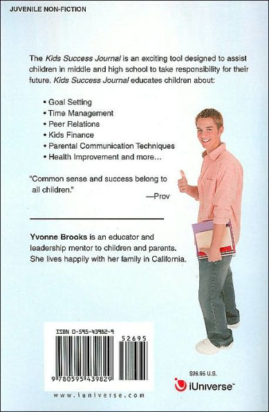 Kids Success Journal: Teen Success Series Volume Three