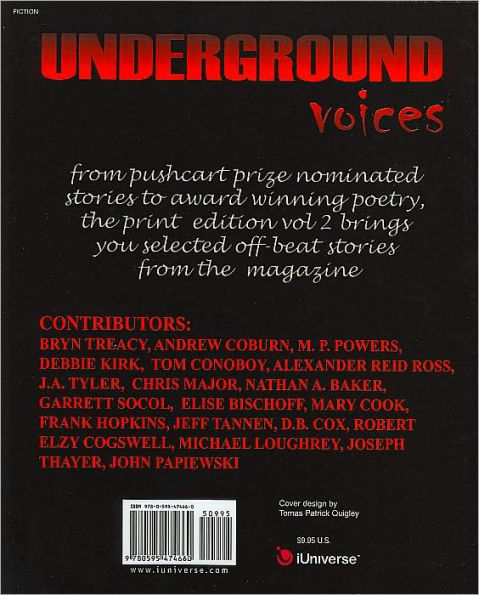 Underground Voices: Stories from the Asylum