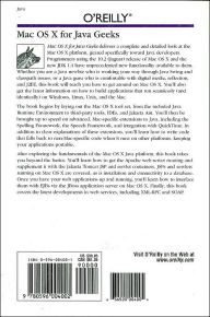 Alternative view 2 of Mac OS X for Java Geeks