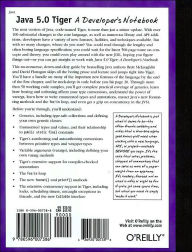 Alternative view 2 of Java 5.0 Tiger: A Developer's Notebook