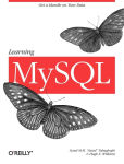 Alternative view 1 of Learning MySQL: Get a Handle on Your Data