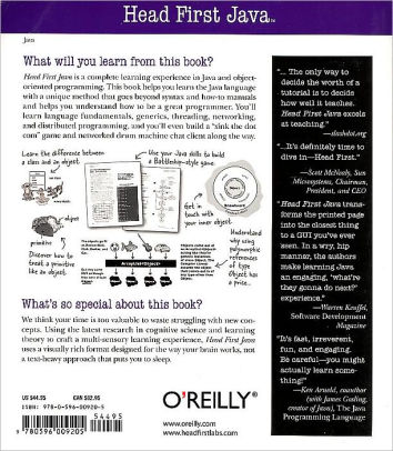 Head First Java by Kathy Sierra, Bert Bates, Paperback | Barnes & Noble®