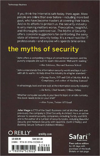 the Myths of Security: What Computer Security Industry Doesn't Want You to Know