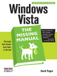 Alternative view 1 of Windows Vista: The Missing Manual