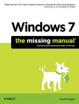 Alternative view 1 of Windows 7: The Missing Manual