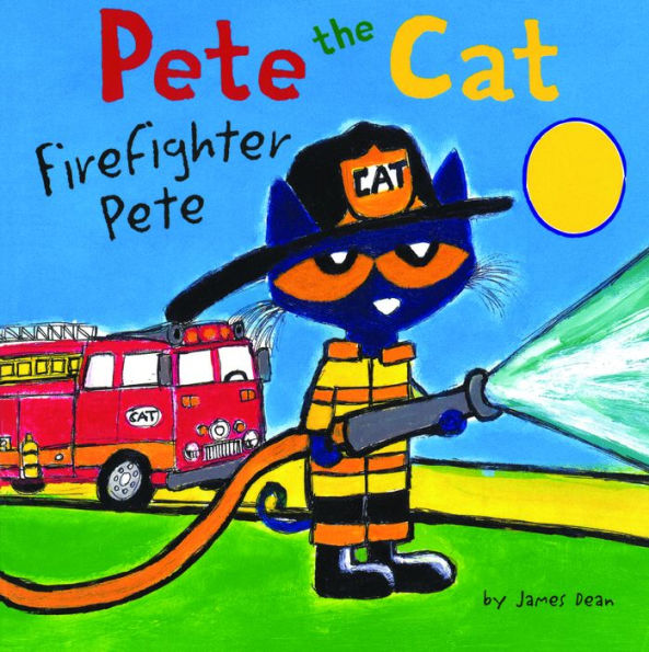 Firefighter Pete (Pete the Cat Series) (Turtleback School & Library Binding Edition)