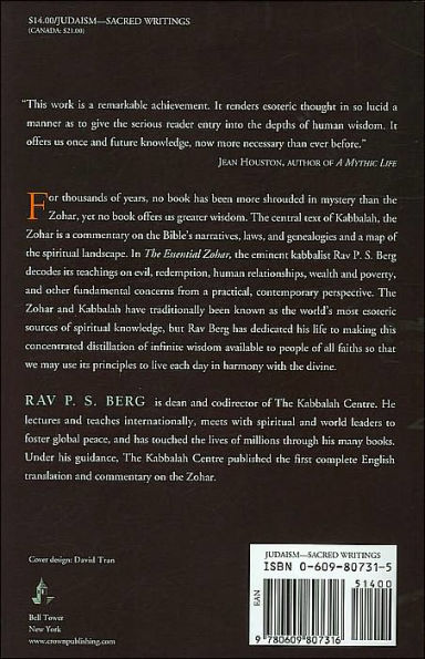 The Essential Zohar: Source of Kabbalistic Wisdom