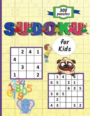 sudoku for kids easy and fun sudoku puzzles for kids and beginners 4x4