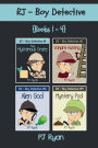 RJ - Boy Detective Books 1-4: Fun Short Story Mysteries for Children Ages 9-12 (The Mysterious Crate, Vampire Hunting, Alien Goo!, Mystery Poo!)
