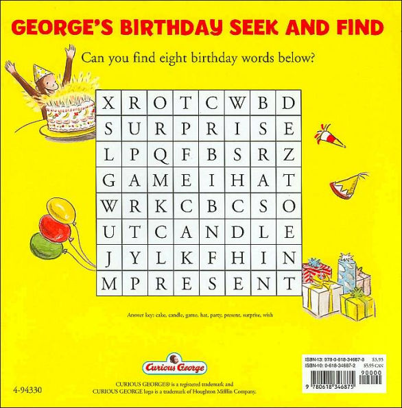 Curious George and the Birthday Surprise