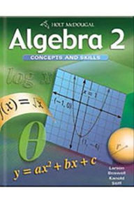 Title: Holt McDougal Concepts & Skills: Practice Workbook Algebra 2, Author: Houghton Mifflin Harcourt