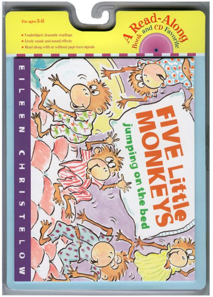 Five Little Monkeys Jumping on the Bed Book and CD