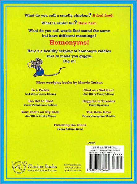 Eight Ate: A Feast of Homonym Riddles