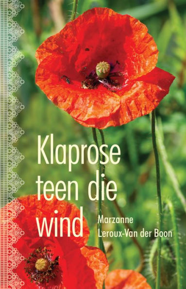 Klaprose teen die wind