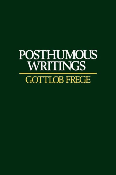 Posthumous Writings / Edition 1
