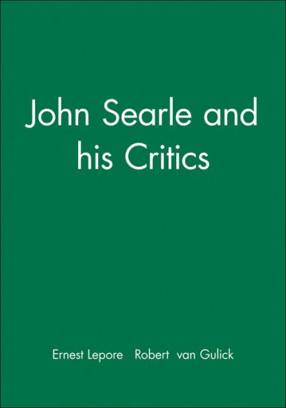 John Searle and his Critics / Edition 1