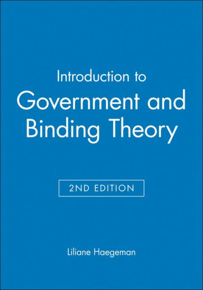 Introduction to Government and Binding Theory / Edition 2