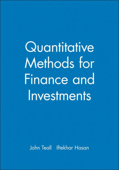 Quantitative Methods for Finance and Investments / Edition 1