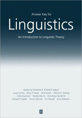 LINGUISTICS AN INTRODUCTION TO LINGUISTIC THEORY FROMKIN PDF